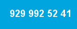 929 992 52 41 929 992 52 41